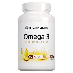 HERKULES Omega 3 90caps - Witaminy i minerały dla sportowców - miniaturka - grafika 1