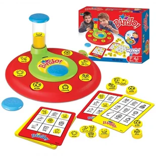 WOOPIE Bingo Gra Dopasuj Żetony Planszowa Rodzinna - Zabawki zręcznościowe - miniaturka - grafika 1