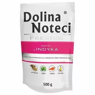 Mokra karma dla psów - Dolina Noteci Premium w saszetkach, 10 x 500 g - Bogata w indyka - miniaturka - grafika 1