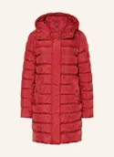 Płaszcze damskie - Fuchs Schmitt Płaszcz Pikowany Z Odpinanym Kapturem rot - miniaturka - grafika 1