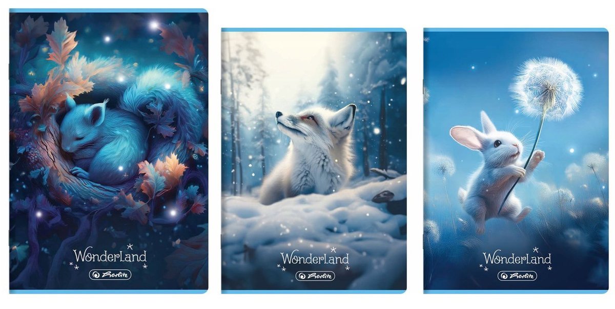 Zeszyt A4 32k kratka Wonderland Herlitz
