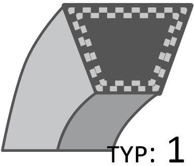 Pasek Mtd /Cub Cadet/ Napęd Nowe Modele /15,8X2330/ A-7543001