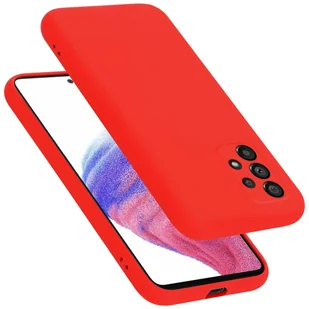 Pokrowiec Do Samsung Galaxy A53 5G Etui w LIQUID CZERWONY TPU Silikon Case Cover Obudowa Ochronny Cadorabo - Etui i futerały do telefonów - miniaturka - grafika 1