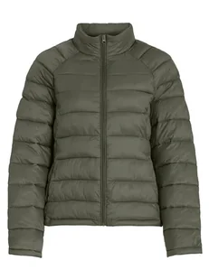 Vila Kurtka pikowana w kolorze khaki - Kurtki damskie - miniaturka - grafika 1