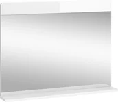 Lustra - Vicco Lustro łazienkowe Izan, 80.1 x 62 cm z półką, Biały wysoki połysk - miniaturka - grafika 1