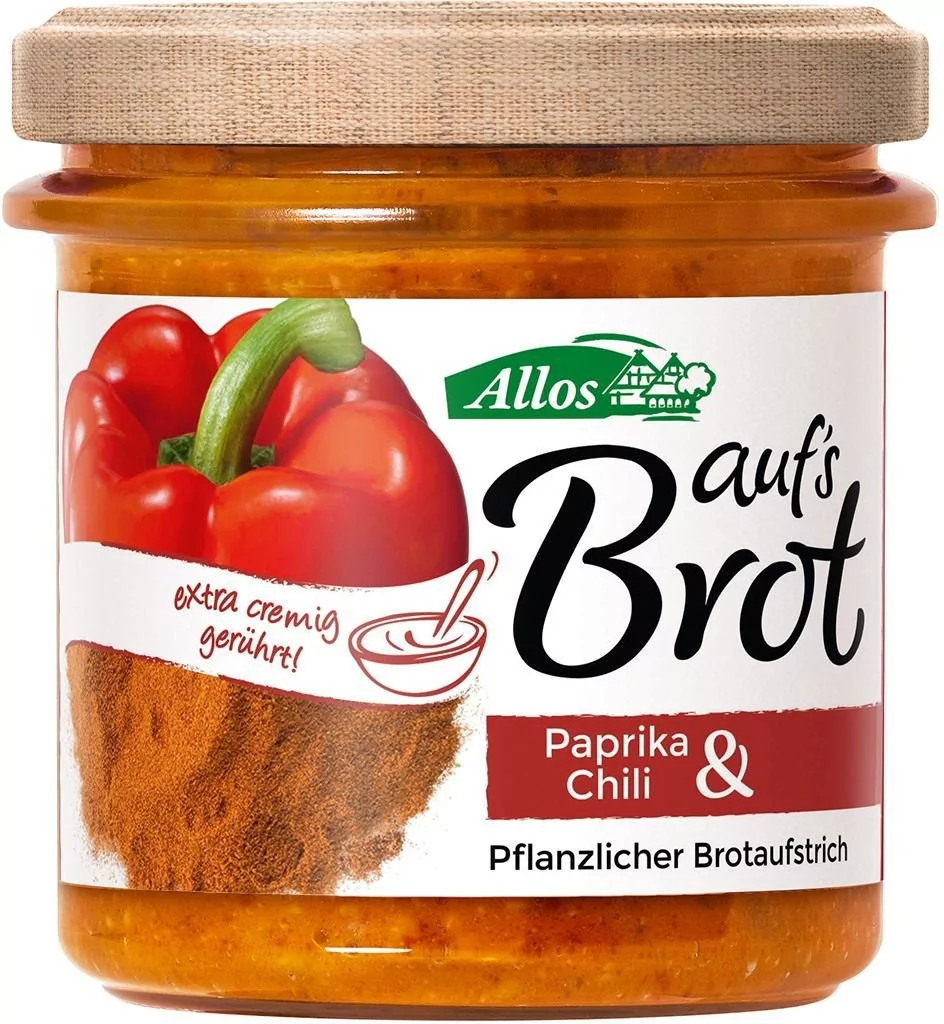 Allos PASTA KREMOWA Z PAPRYKĄ I CHILI BIO 140 g -