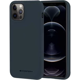 Etui do iPhone 15 Mercury Soft Case granatowe - Etui i futerały do telefonów - miniaturka - grafika 1