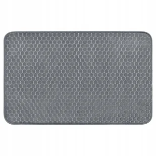 Dywanik łazienkowy antypoślizgowy miękki 50x80 cm szary mata wytrzymały - Dywaniki łazienkowe - miniaturka - grafika 1