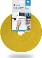 Taśmy klejące - VELCRO One Wrap o szerokości 10 mm, żółta, 25 m - miniaturka - grafika 1