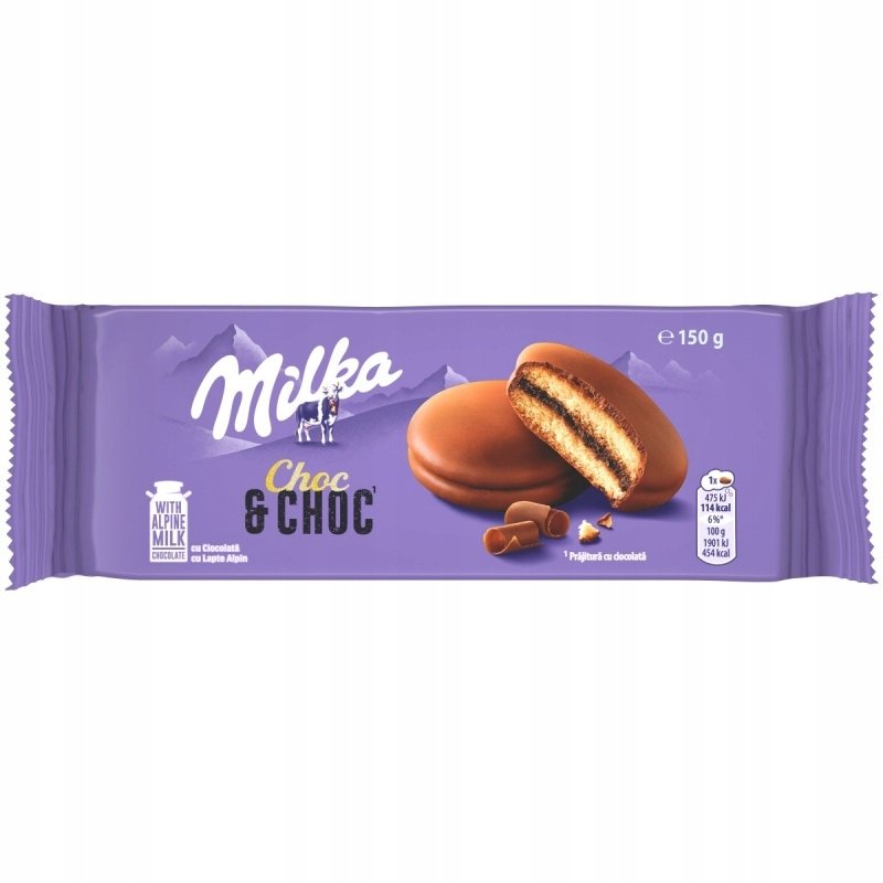 Ciastka Milka Choc&Choc 150g 12szt