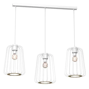 Lampa wisząca potrójna na listwie druciak TRAD 9721 Luminex LX9721 - Lampy sufitowe - miniaturka - grafika 1
