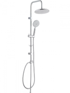 Zestawy prysznicowe - LAVEO PL7 00OX CERS Kolumna natryskowa Długość drążka: 950 mm Wysokość: 1000 mm Szerokość: 225 mm Głębokość: 450 mm Wymiar słuchawki: ? 120 mm Długość węża: 1500 mm Wykończenie: chrom - miniaturka - grafika 1