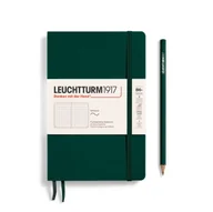 Notesy i bloczki - Notatnik Leuchtturm1917 Paperback B6+, Kropki, Forest Green - miniaturka - grafika 1