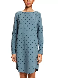 ESPRIT Damska koszula nocna, Teal Blue 3, S - Piżamy damskie - miniaturka - grafika 1