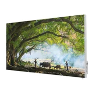 Ogrzewanie przenośne - TERMOFOL Grzejnik na podczerwień z grafiką leśny poranek na wsi TF-SWT1000P - miniaturka - grafika 1