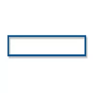 Systemy ekspozycyjne i znaki informacyjne - Magnetoplan Koszulka magnetyczna 232x52mm ramka niebieska 5szt 1131703 - miniaturka - grafika 1