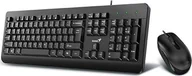 Zestawy myszka + klawiatura - Genius KM-160 COPILOT, zestaw klawiatura z optyczną myszką, CZ/SK, klasyczna, wodoodporny rodzaj przewodowa USB, czarna 31330001433 - miniaturka - grafika 1