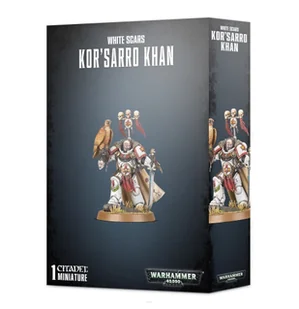 SM WHITE SCARS Kor Sarro Khan Box - Gry planszowe - miniaturka - grafika 1