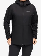 Kurtki damskie - Kurtka ocieplana damska Marmot Novus Hoody - black/black - miniaturka - grafika 1
