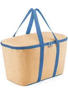 Torby i wózki na zakupy - Torba termiczna Reisenthel Coolerbag - raffia blue - miniaturka - grafika 1