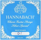 Struny gitarowe  - Hannabach 652607 Klassikgitarrensaiten Serie 815 für 8/10 saitige Gitarren/High Tension Silver Special - D7 - miniaturka - grafika 1