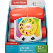 Zabawki interaktywne dla dzieci - Fisher Price Telefon dla gadułki - miniaturka - grafika 1