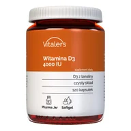 Witaminy i minerały - Vitaler's, Witamina D3 4000 IU - 120 kapsułek - miniaturka - grafika 1