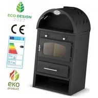 Kominki wolnostojące - Kominek wolnostojący koza stalowy 5-7kW (średnica wylotu spalin: 130 mm) - spełnia anty-smogowy EkoProjekt 99680075 - miniaturka - grafika 1