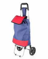 Torby i wózki na zakupy - Wózek Zakupowy Torba Na Zakupy Na Kółkach Lekki Granatowy - miniaturka - grafika 1