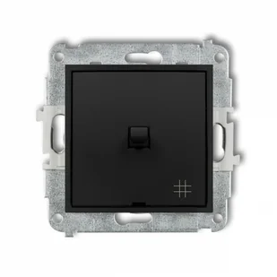 Karlik Mechanizm łącznika krzyżowego w stylu amerykańskim czarny mat MINI 12MWPUS-6 - Wyłączniki światła i elektryczne - miniaturka - grafika 2
