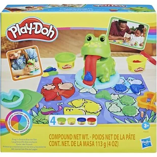 Ciastolina PLAY-DOH Żaba i nauka kolorów F69265L0 - Masy plastyczne - miniaturka - grafika 1