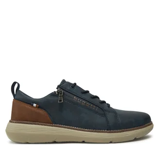 Sneakersy Bugatti 333-AFU06-5000 Granatowy - Sneakersy męskie - miniaturka - grafika 1