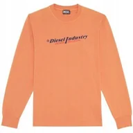 Koszulki męskie - Diesel Oryginalna Bluzka Męska Longsleeve M - miniaturka - grafika 1