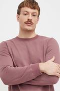 Bluzy męskie - Calvin Klein Performance bluza treningowa kolor różowy gładka - miniaturka - grafika 1