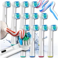 Końcówki do szczoteczek elektrycznych - 12x KOŃCÓWKI DO SZCZOTECZKI ORALB BRAUN ELEKTRYCZNEJ DLA DZIECI I DOROSŁYCH - miniaturka - grafika 1