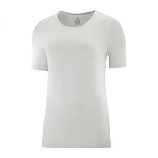 Koszulka Salomon Essential Seamless W White - Koszulki sportowe damskie - miniaturka - grafika 1
