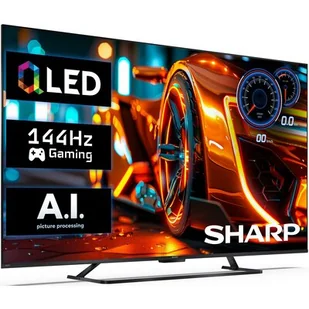 Telewizor SHARP 65HR7765E 65" QLED 4K 144Hz Google TV - Telewizory - miniaturka - grafika 1