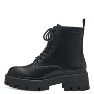 Botki damskie - Tamaris Damskie botki 1-1-25276-41, czarna skóra, 36 EU - miniaturka - grafika 1