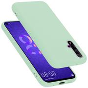 Etui i futerały do telefonów - Pokrowiec Do Honor 20 / 20S / Huawei NOVA 5T Etui w LIQUID JASNO ZIELONY TPU Silikon Case Cover Obudowa Ochronny Cadorabo - miniaturka - grafika 1