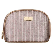 Kosmetyczki, organizery i kuferki - Podręczna kosmetyczka podróżna w różowym kolorze - Peterson - miniaturka - grafika 1