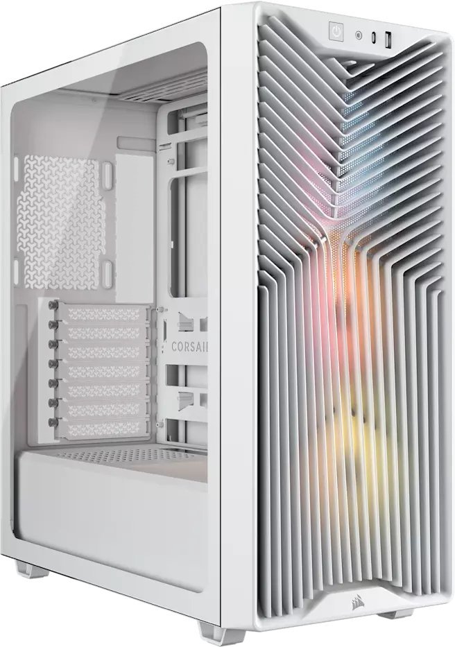 Obudowa Corsair 3200D RS ARGB obudowa komputerowa Midi-Tower ATX Tempered Glass - biały CC-9011345-WW