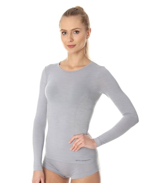 Brubeck Koszulka termoaktywna damska Merino M COMFORT WOOL