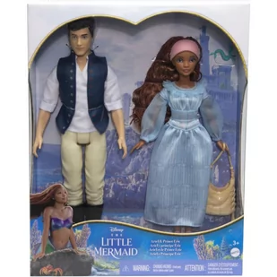 Mattel, Lalka Disney Mała Syrenka Arielka i książe Eryk - Lalki dla dziewczynek - miniaturka - grafika 1