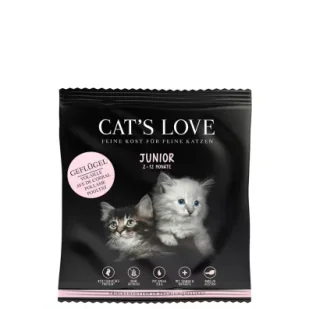 Cats Love Junior Geflugel - sucha karma dla kociąt z drobiem 80 g - Sucha karma dla kotów - miniaturka - grafika 1