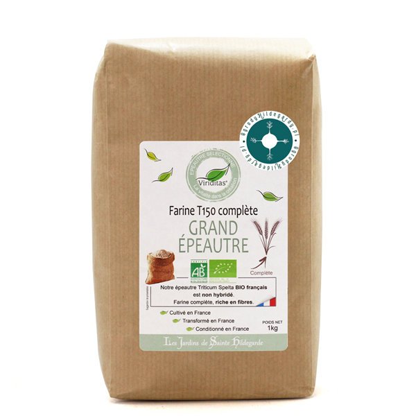 Mąka orkiszowa - Mąka typ 1500 Orkisz Oberkulmer BIO 1 kg* / Les Jardins de Sainte-Hildegarde