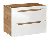 Szafki łazienkowe - Szafka wisząca pod umywalkę z szufladami z szufladami 60 cm C7-H06 - miniaturka - grafika 1