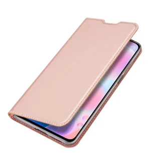 Dux Ducis Skin Pro kabura etui pokrowiec z klapką Xiaomi Redmi K40 Pro+ / K40 Pro / K40 / Poco F3 różowy - Etui i futerały do telefonów - miniaturka - grafika 9