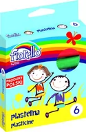 Masy plastyczne - Fiorello Plastelina 6 kolorów 170-1430 170-1430 - miniaturka - grafika 1