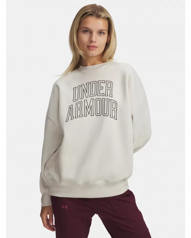 BLUZA DAMSKA OVERSIZE Z LOGO UNDER ARMOUR RIVAL FLEECE VARSITY S