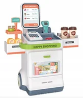 Zabawy w naśladowanie dorosłych - Supermarket Sklep Dla Dzieci Zestaw Z Akcesoriami Zabawka Kasa Fiskalna - miniaturka - grafika 1
